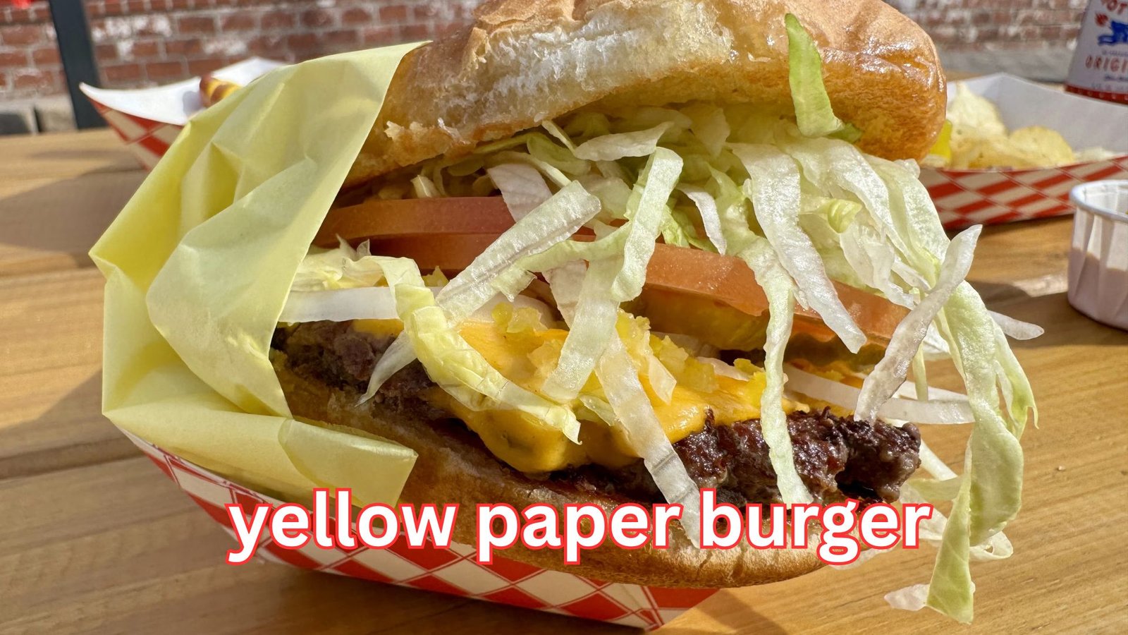 Yellow Paper Burger: The Ultimate Delicious Street-Style Sensation You’ll Love